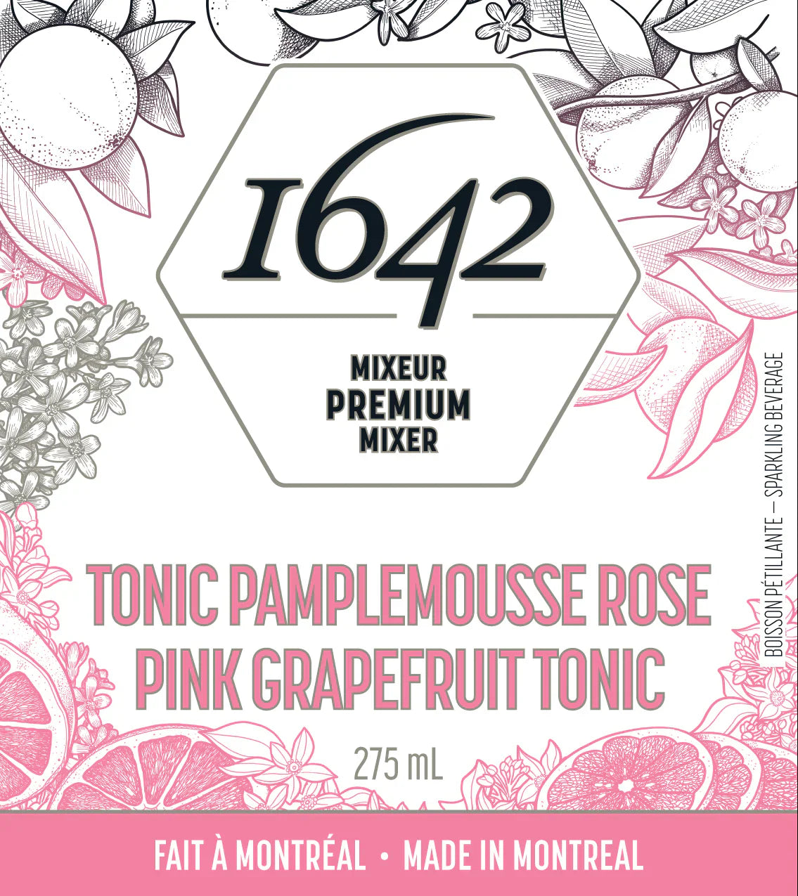 Tonic Pamplemousse Rose - 275 mL