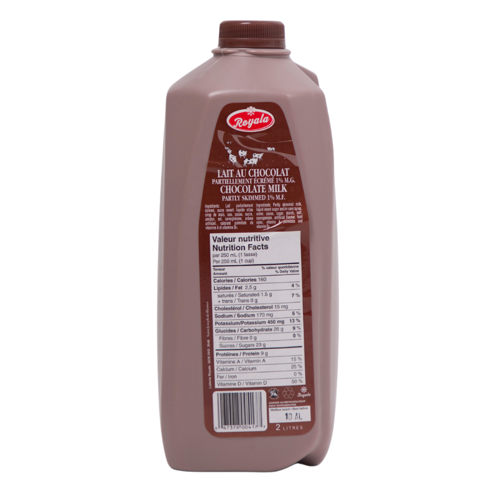 Lait au Chocolat 1% m.g. - Plastique - 2 L