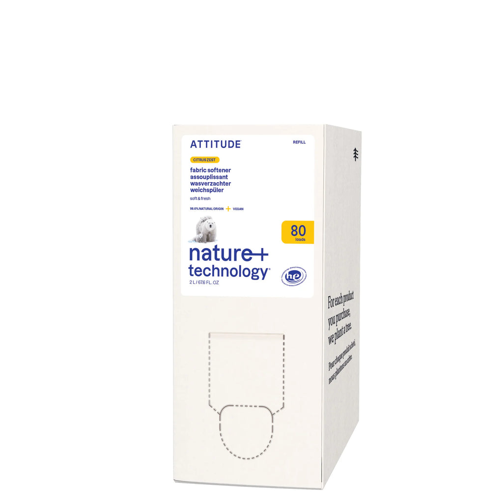 Assouplissant - Zeste d'agrumes - Éco-recharge - 80 brassées