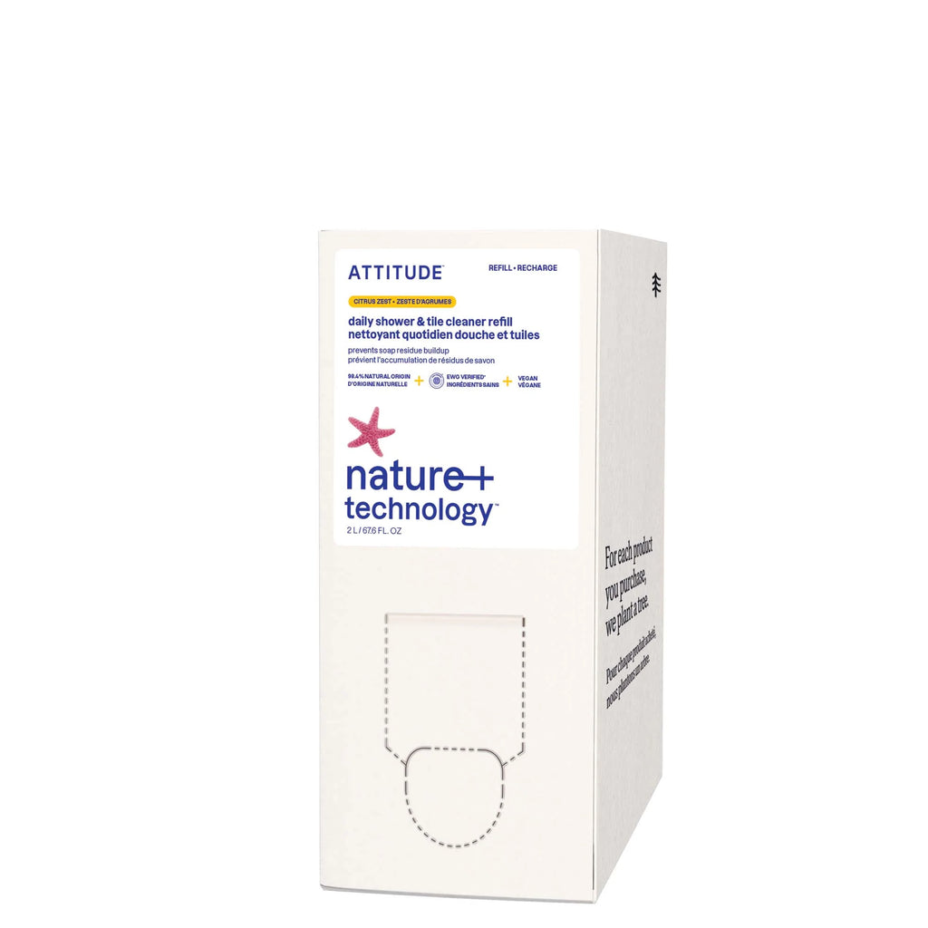 Nettoyant douche et tuiles - Zeste d'agrumes - Éco-Recharge - 2 L