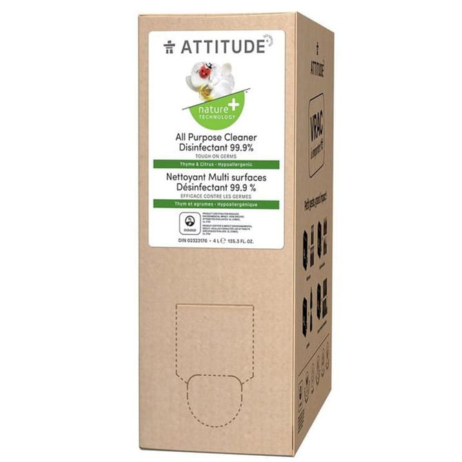 Nettoyant tout usage - désinfectant - Thym et agrumes - Éco-Recharge 4 L