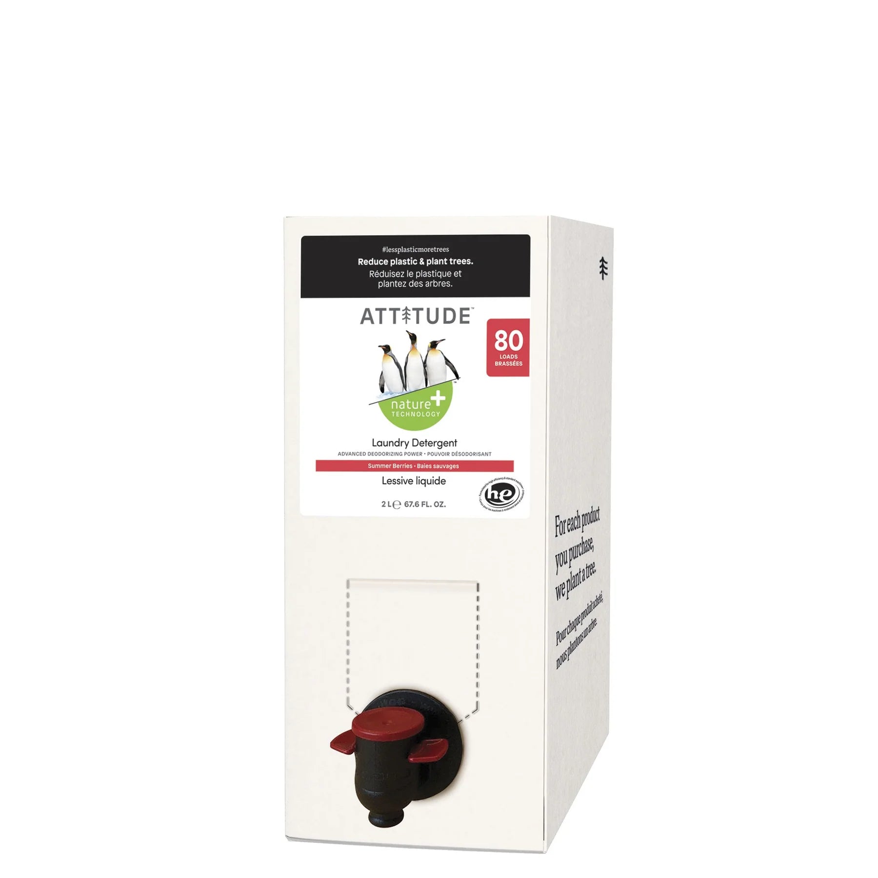 Détergent à lessive - Baies Sauvages - Éco-Recharge - 80 brassées