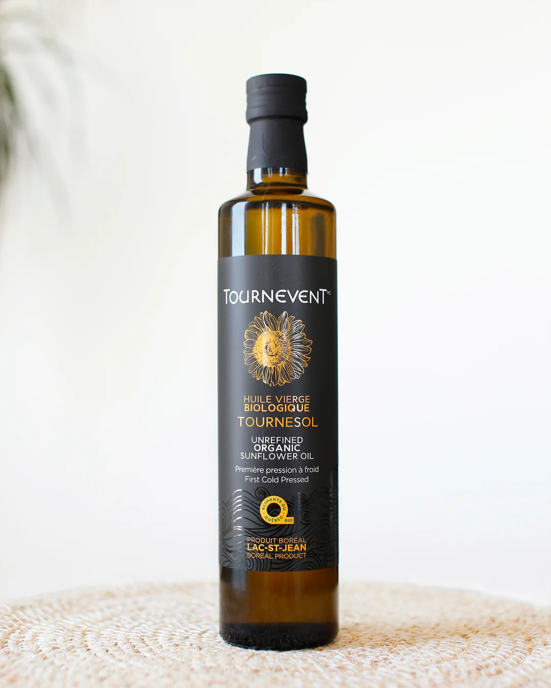 Huile vierge de tournesol biologique - 500 mL