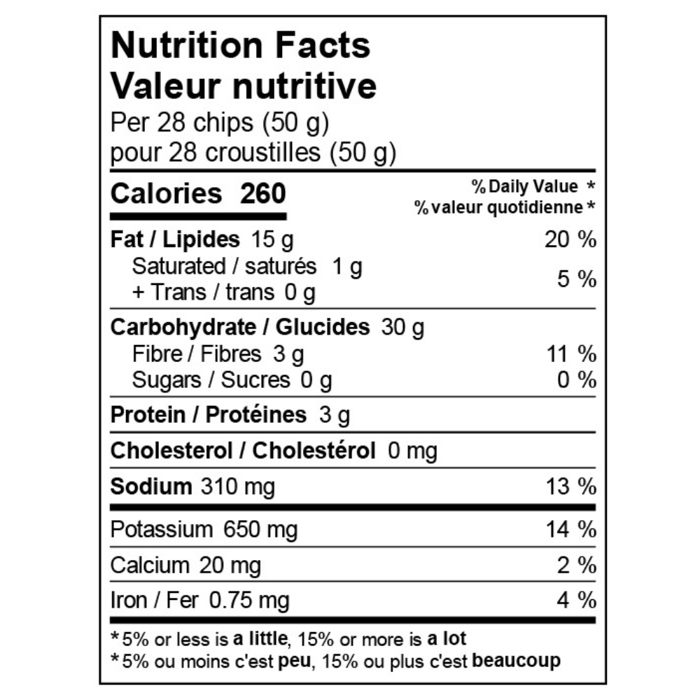 Chips - Sel de Mer et Poivre - 170 g