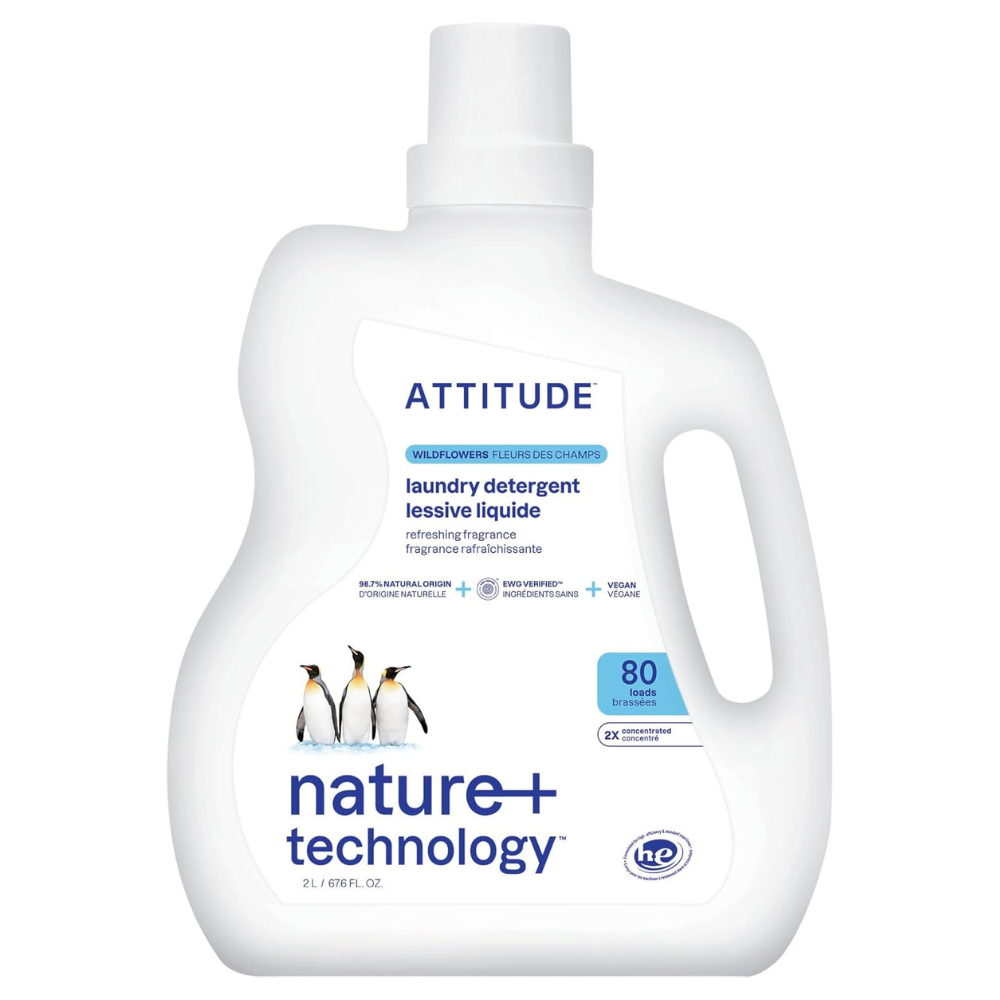 Détergent à lessive - Fleurs des champs - Plastique - 80 brassés