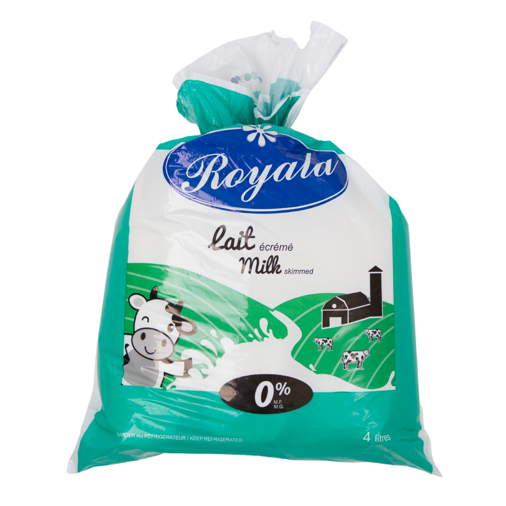 Lait 0% m.g. - Sac - 4 L