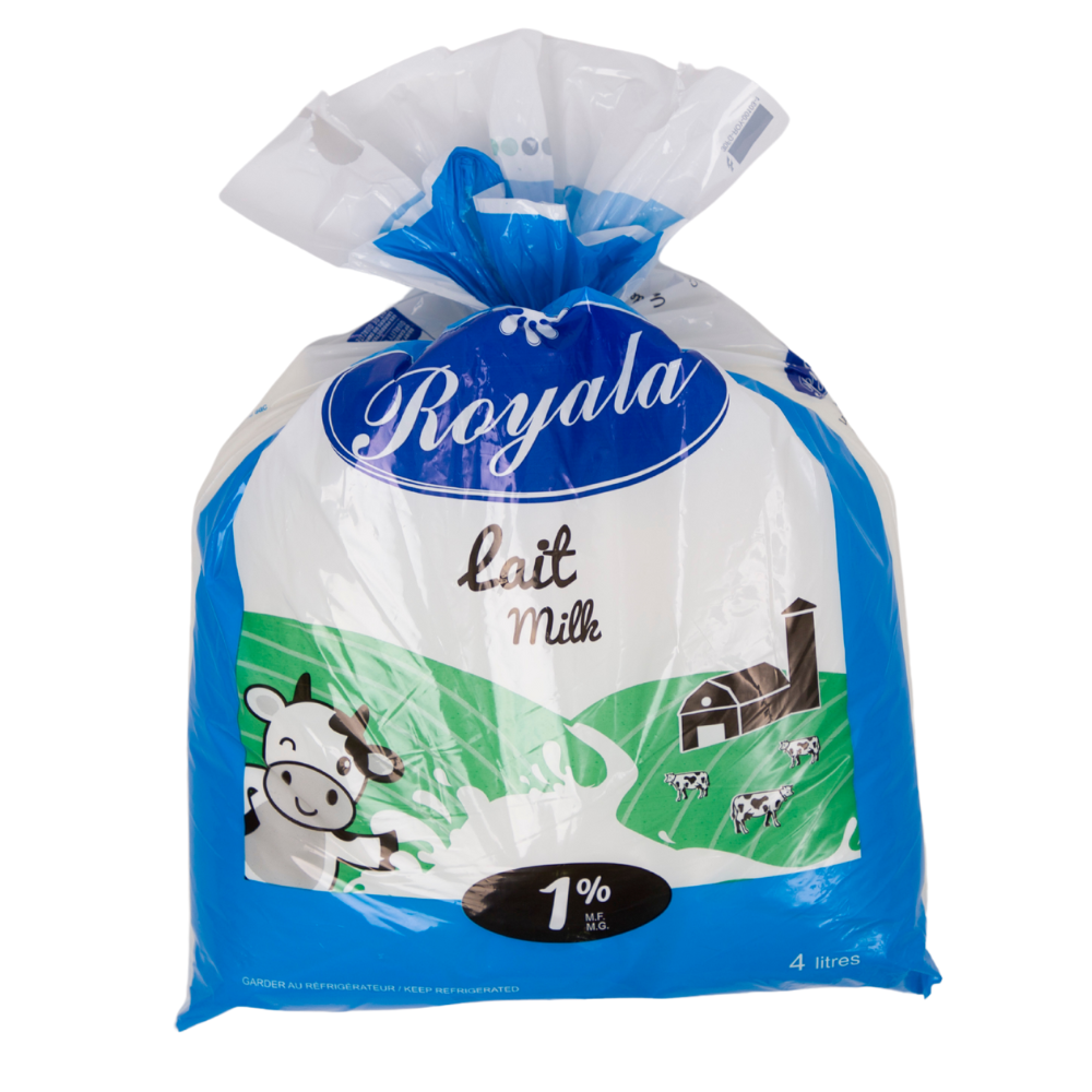 Lait 1% m.g. - Sac - 4 L