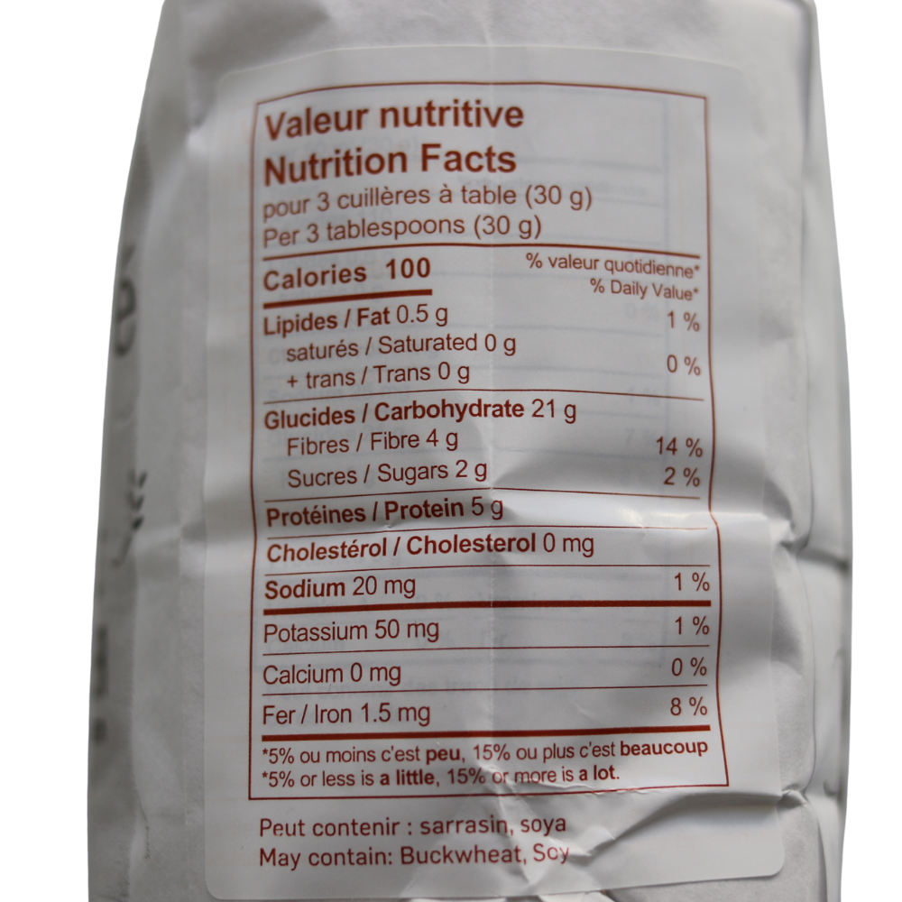 Farine de blé entier 100% 1 kg