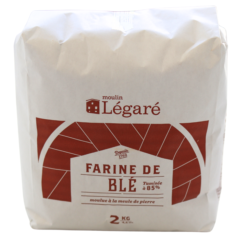 Farine de blé entier 85% 2 kg