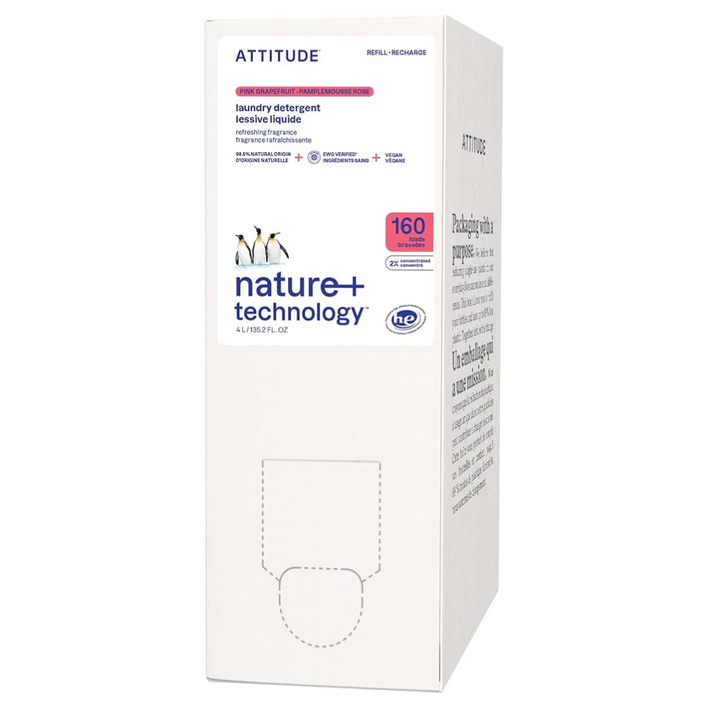 Détergent à lessive - Pamplemousse rose - Éco-Recharge - 160 brassées