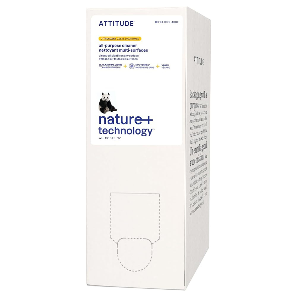 Nettoyant multi surfaces - Zeste d'agrumes - Éco-Recharge - 4 L