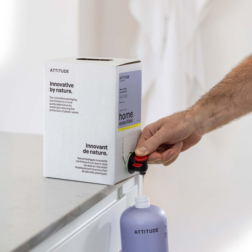 Assouplissant - huiles essentielles - Géranium et citronnelle - Recharge - 80 brassées