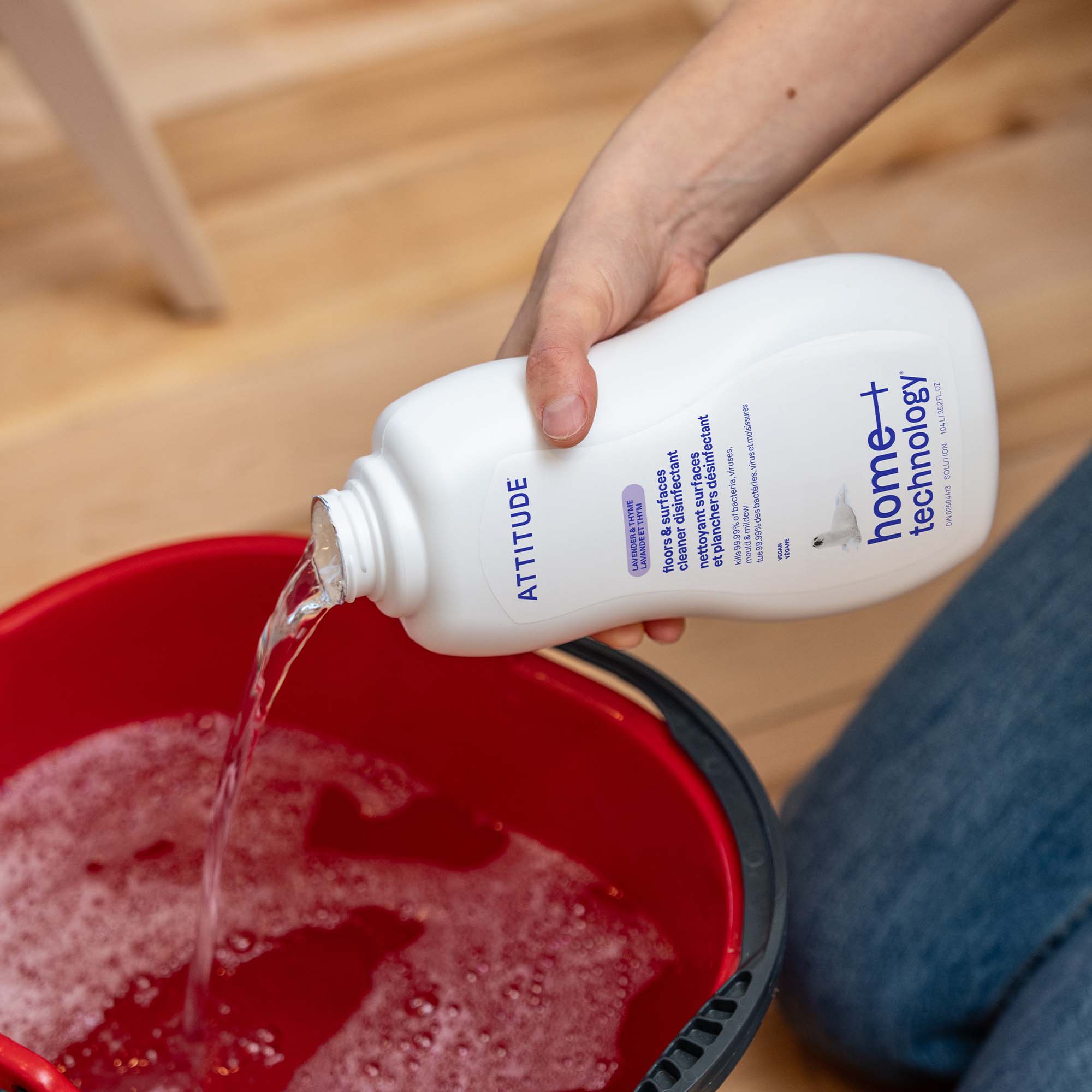 Nettoyant sol et plancher - désinfectant - Lavande et thym - 1.04 L