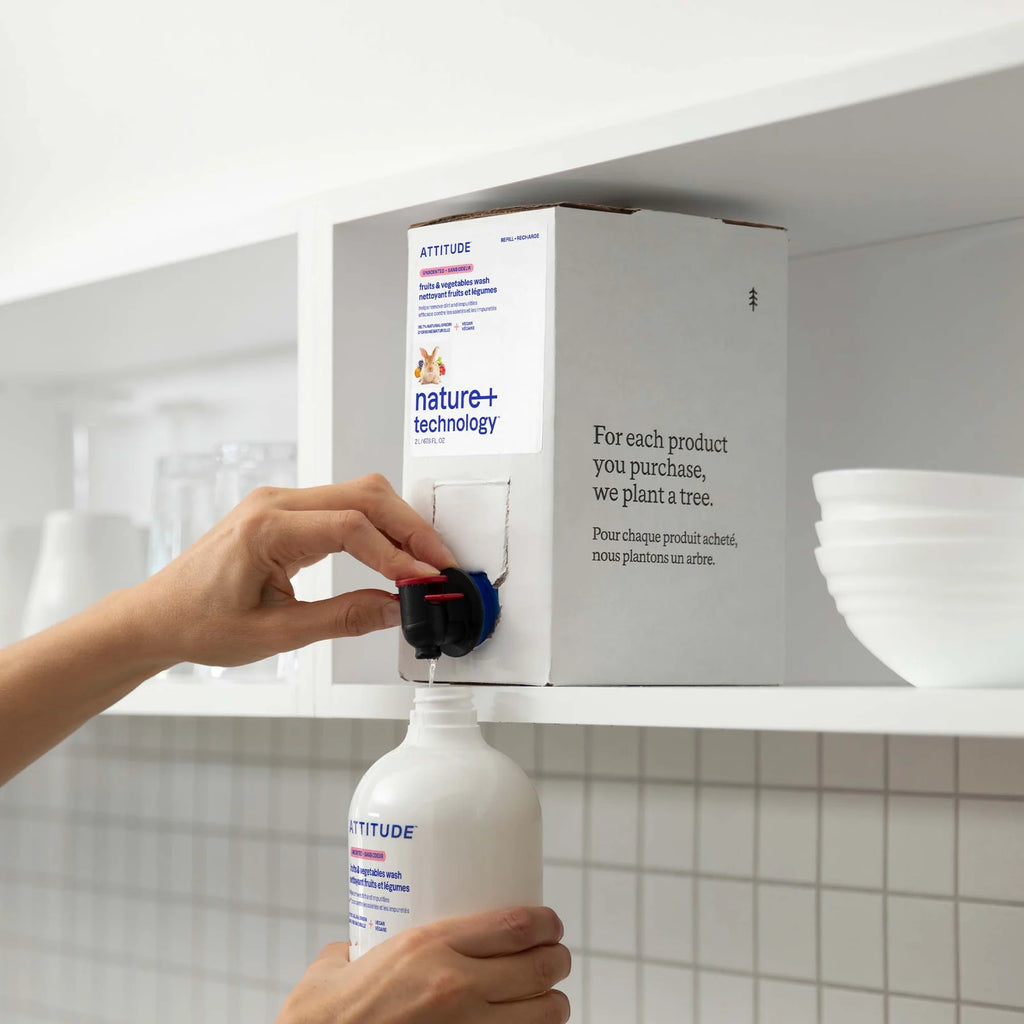 Nettoyant fruits et légumes - Sans odeur - Éco-Recharge 2 L