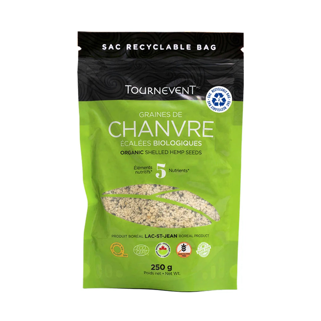 Graines de chanvre écalées biologiques - 250 g