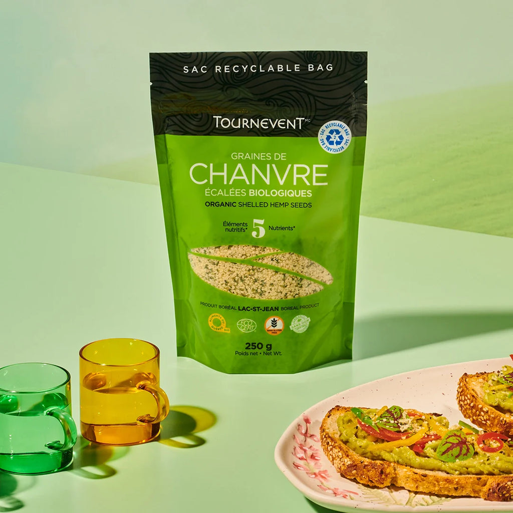 Graines de chanvre écalées biologiques - 250 g