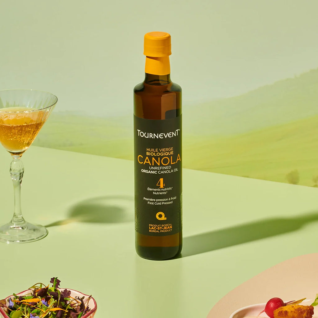 Huile vierge de canola biologique - 500 mL