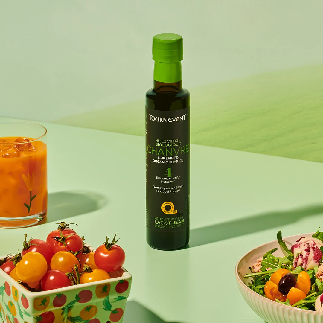 Huile vierge de chanvre biologique - 500 mL