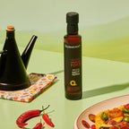 Huile végétale biologique aux piments forts - 250 mL