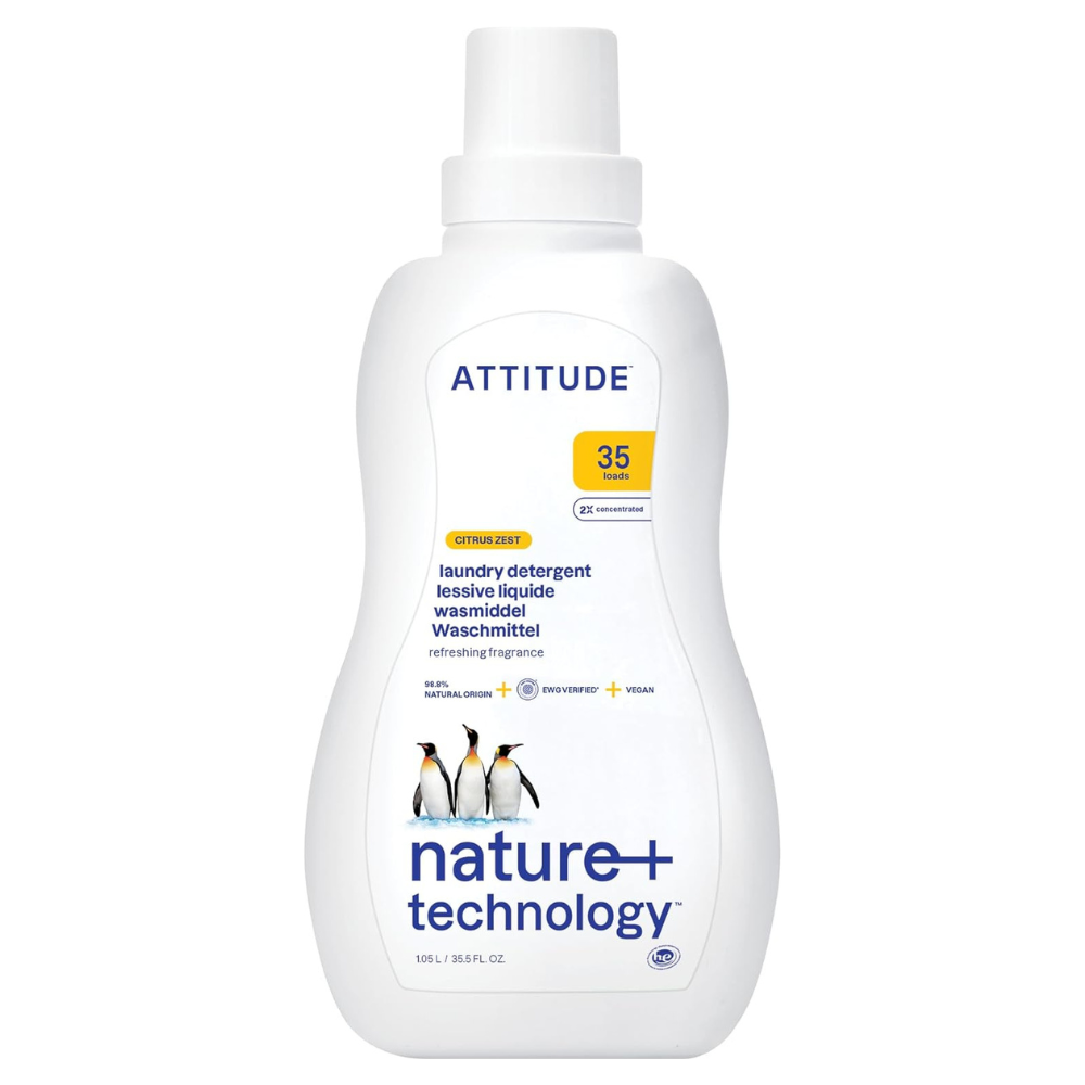 Détergent à lessive - Zeste d'agrumes - Plastique - 35 brassés